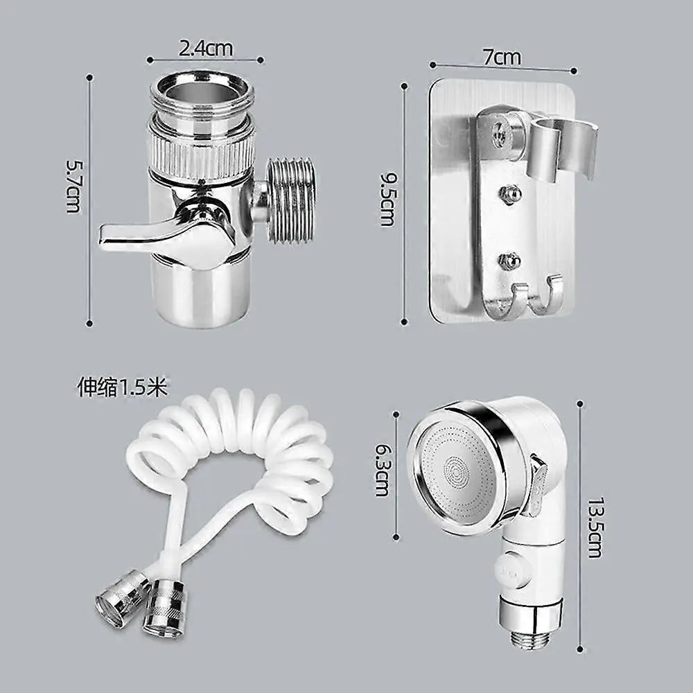 Shower Head Set with Hose, Adjustable Handheld Shower Wholesale Hub