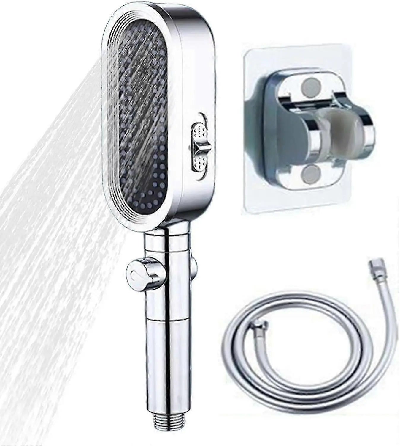 Adjustable High Pressure Shower Head Set with 1.5m Hose Wholesale Hub
