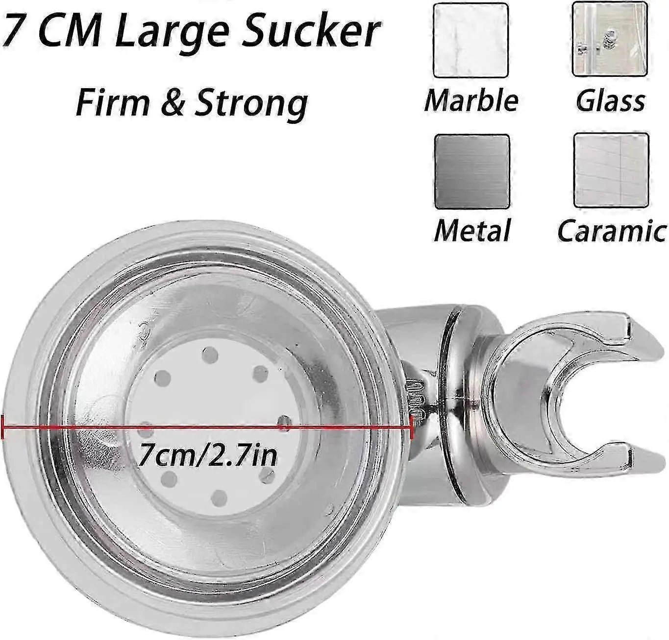 Adjustable Removable Shower Head Holder, No Drill Bracket Wholesale Hub