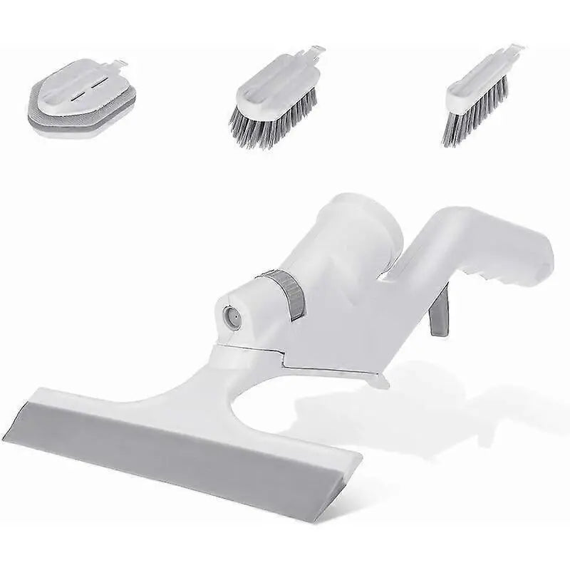 3-in-1 Floor & Glass Squeegee Brush, Bathroom Shower Cleaner with Heads Wholesale Hub