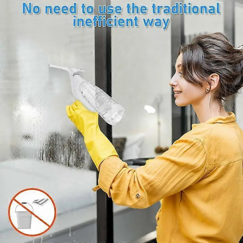 3-in-1 Floor & Glass Squeegee Brush, Bathroom Shower Cleaner with Heads Wholesale Hub