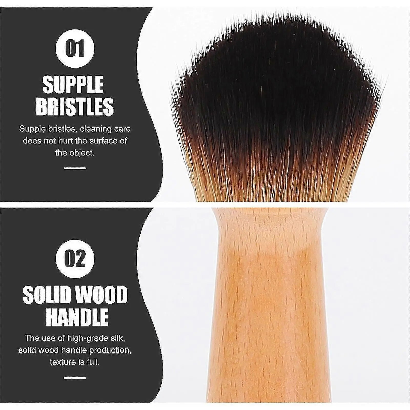 Model Cleaning Brush, Wooden Jadeware/Figure Hair Bench Brush Wholesale Hub