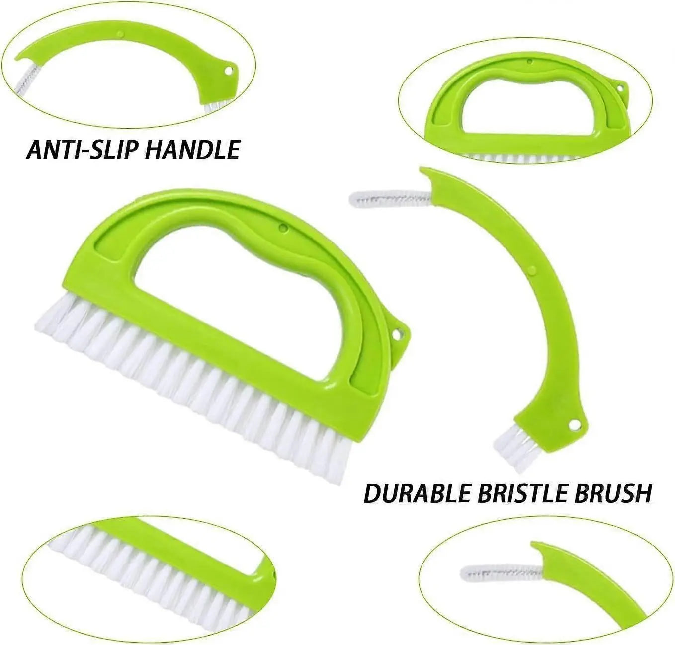 4pcs Household Cleaning Brush Set for Bathroom & Window Groove Wholesale Hub