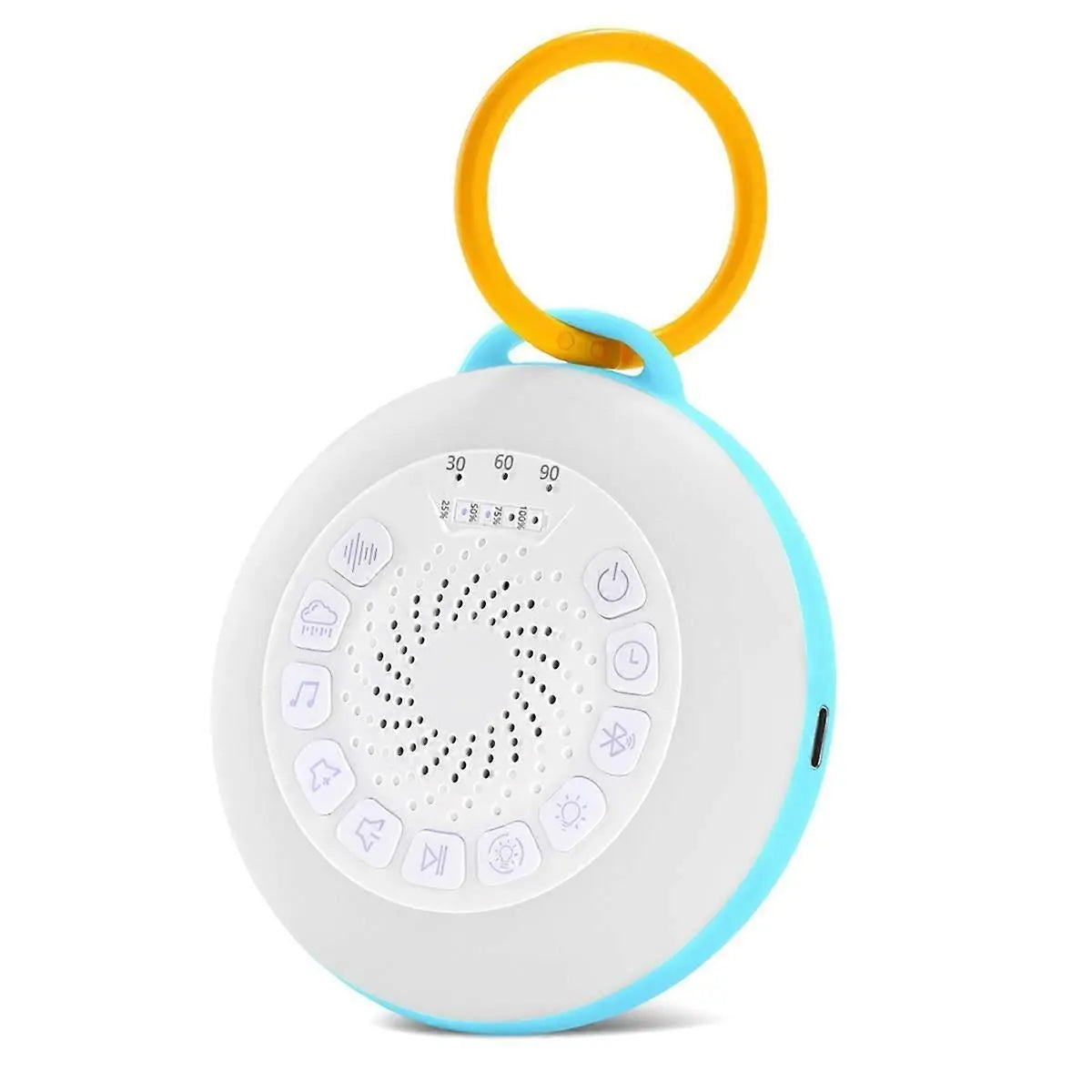 White Noise Machine with 11 Adjustable Sounds Blue Wholesale Hub