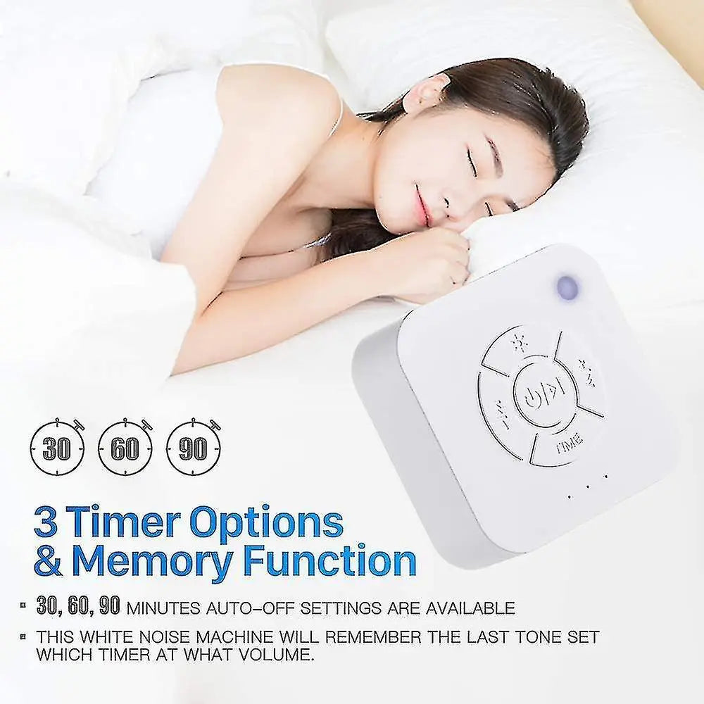 Portable White Noise Sound Machine Lullaby Sound Therapy Soother Wholesale Hub
