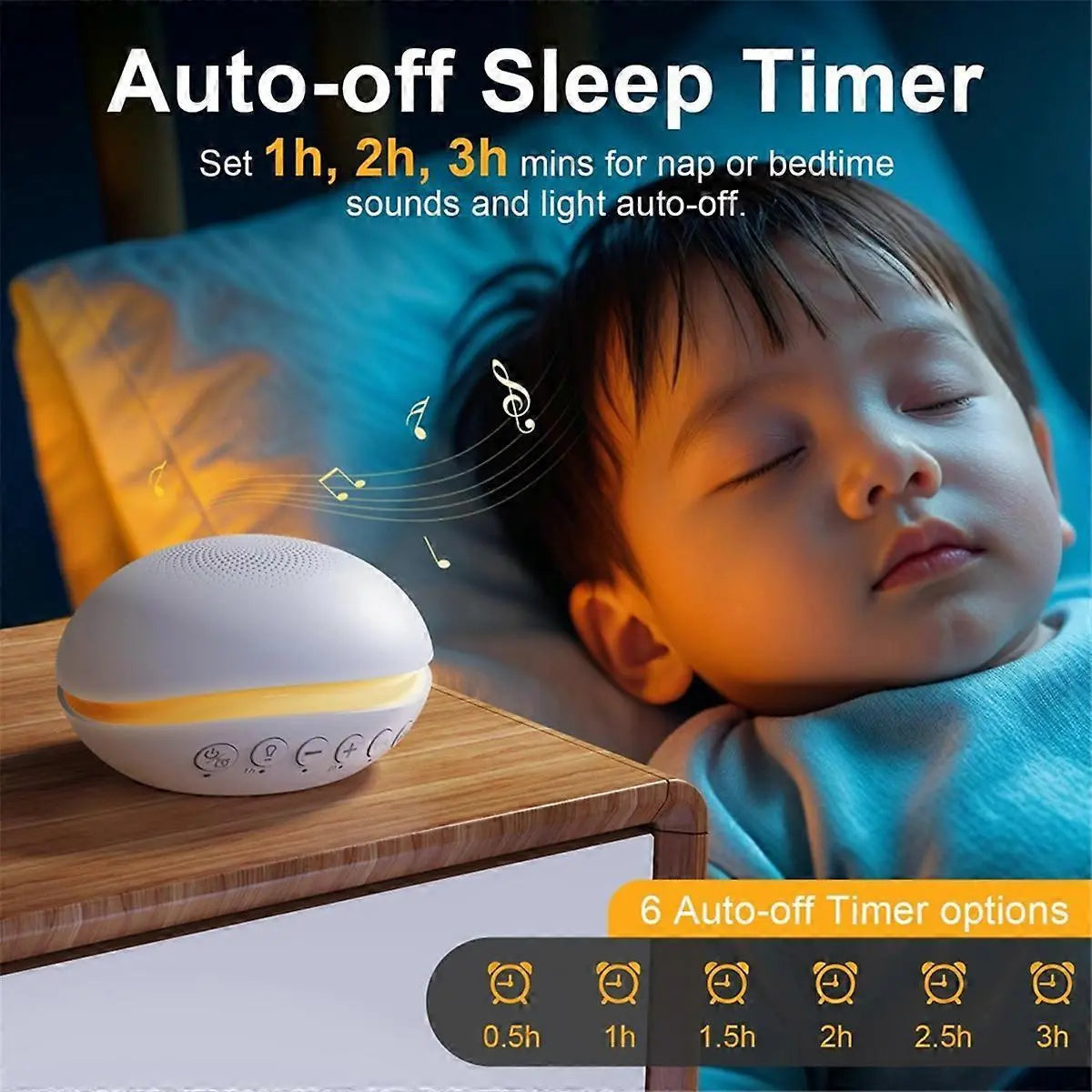 Portable White Noise Machine Sound Therapy for Home Travel Relaxation Wholesale Hub