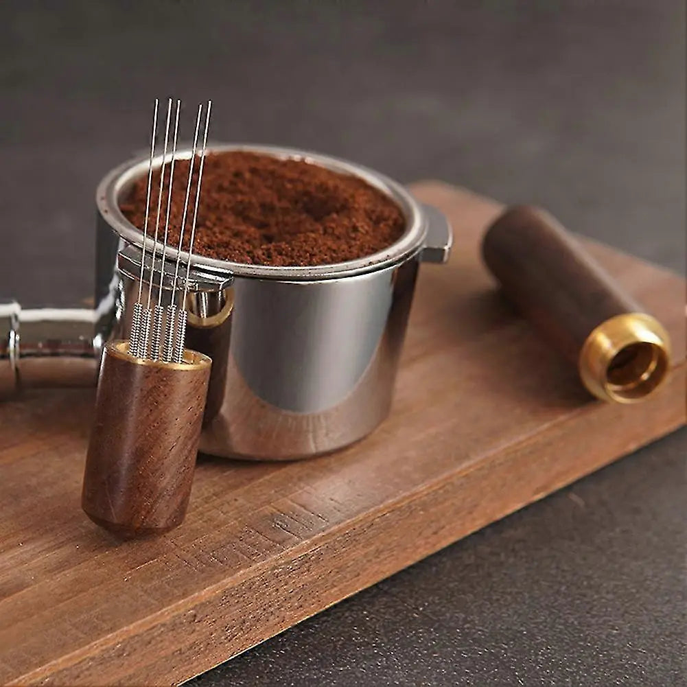 Stainless Steel Coffee Tamper with WDT Needles Espresso Distributor Tool Wholesale Hub