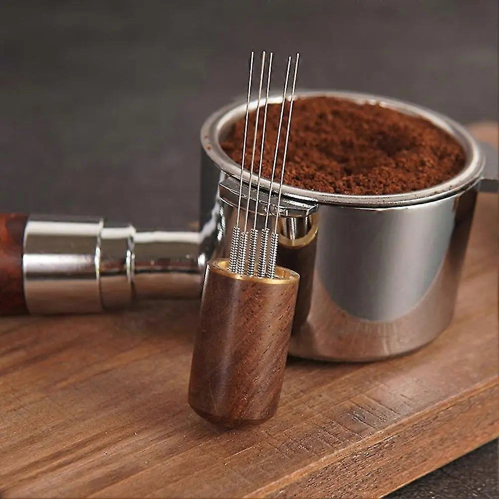 Stainless Steel Coffee Tamper with WDT Needles Espresso Distributor Tool Wholesale Hub