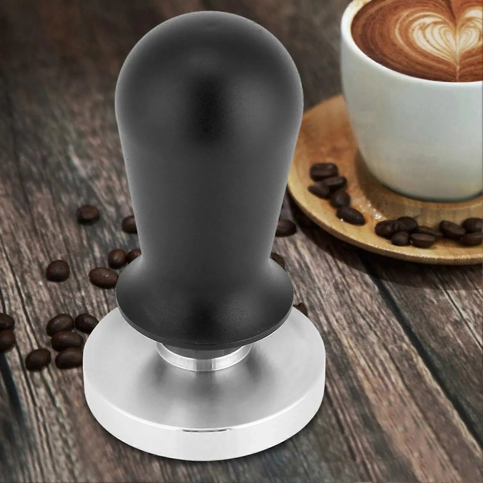 58mm Stainless Steel Flat Base Coffee Tamper for Espresso Barista Tool Wholesale Hub