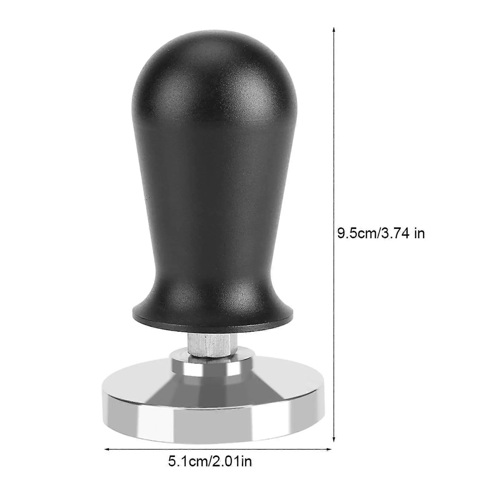 58mm Stainless Steel Flat Base Coffee Tamper for Espresso Barista Tool Wholesale Hub