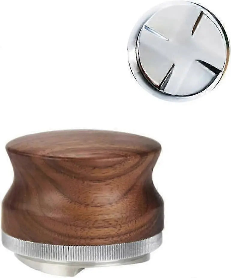 58.35mm Espresso Coffee Distributor Tamper with Four Inclined Slopes Base Wholesale Hub