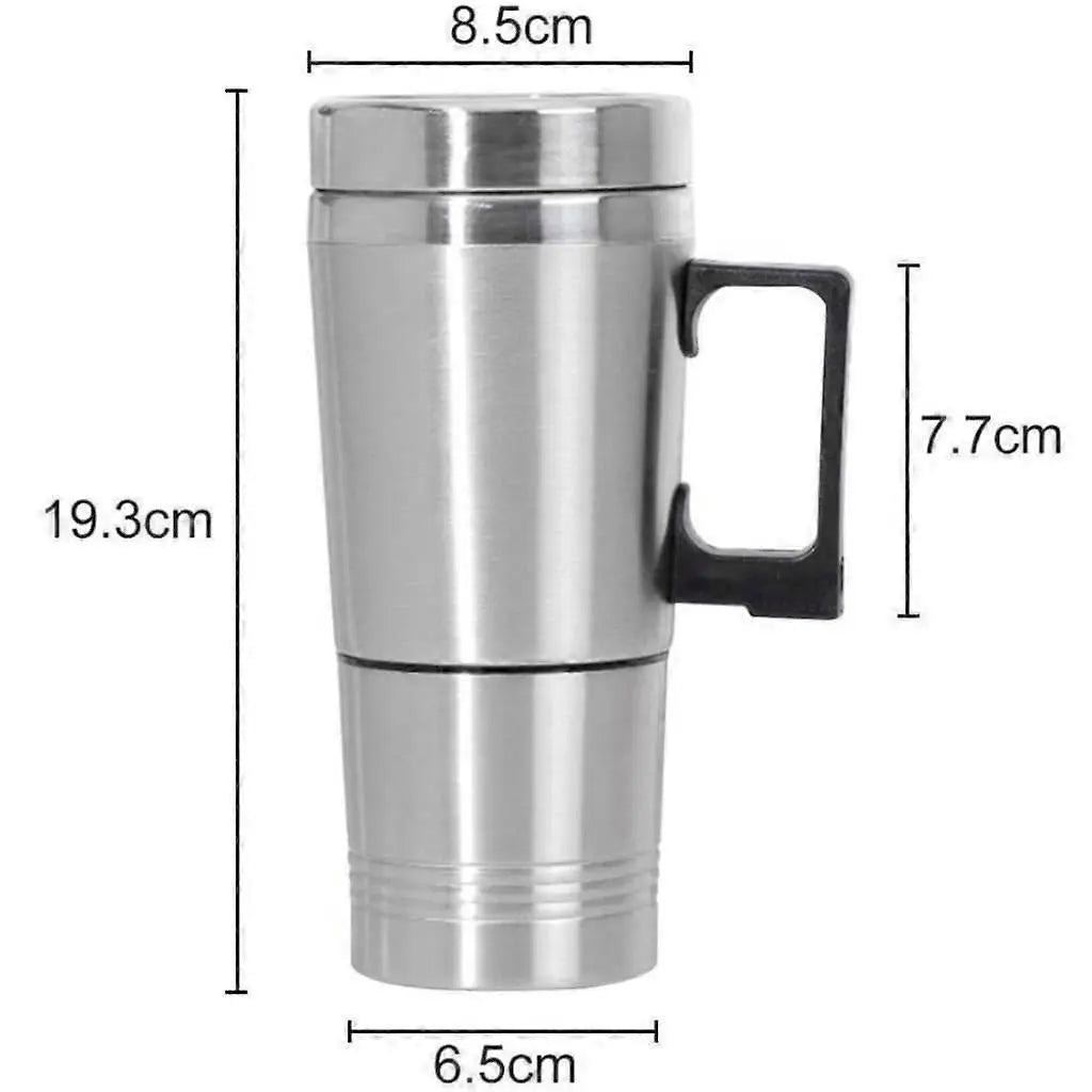 12V Electric Kettle Stainless Steel Tea Coffee Maker warmer for Car Camping Wholesale Hub