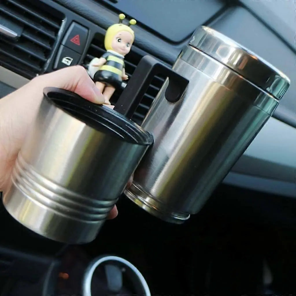 12V Electric Kettle Stainless Steel Tea Coffee Maker warmer for Car Camping Wholesale Hub