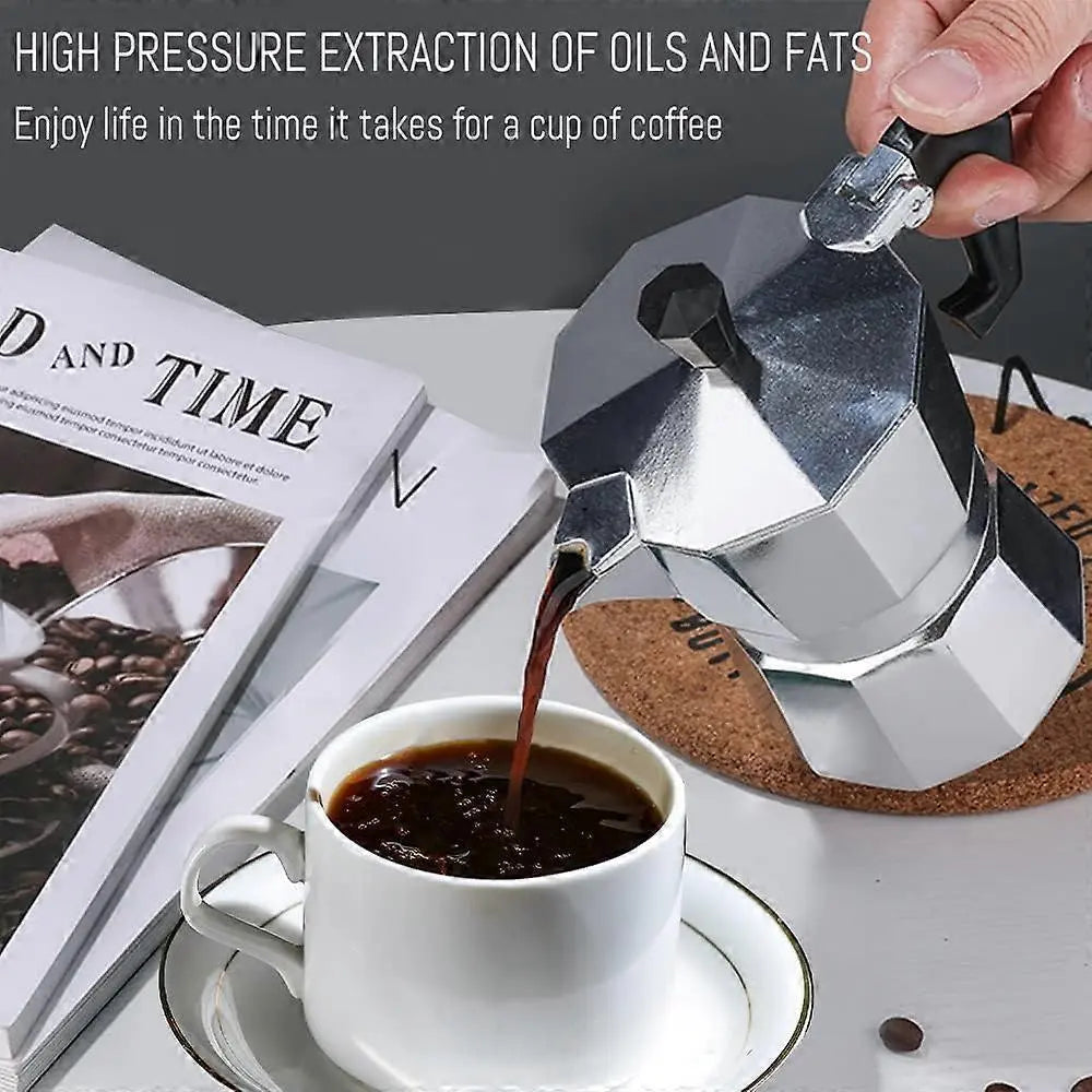 Italian Moka Pot Coffee Maker 6 Cup Classic Espresso Stovetop Coffee Maker Wholesale Hub