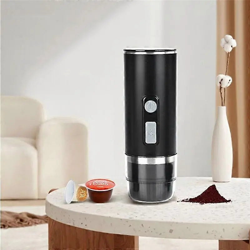 Portable Espresso Coffee Machine for Car & Home Capsule Electric Coffee Maker Wholesale Hub
