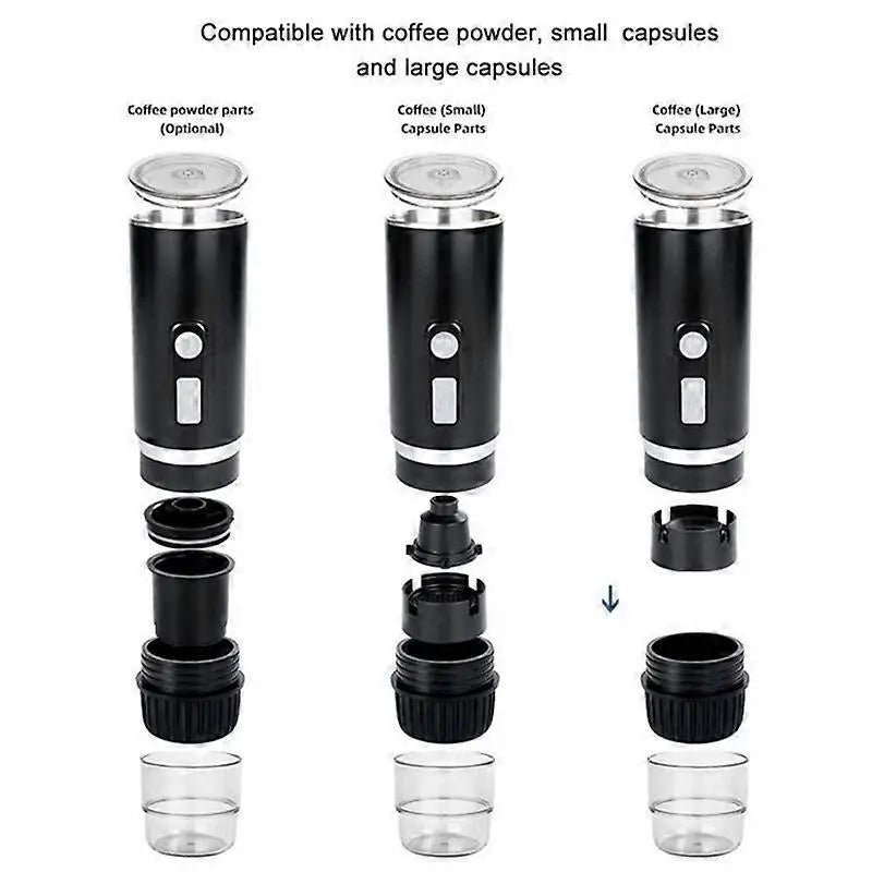 Portable Espresso Coffee Machine for Car & Home Capsule Electric Coffee Maker Wholesale Hub
