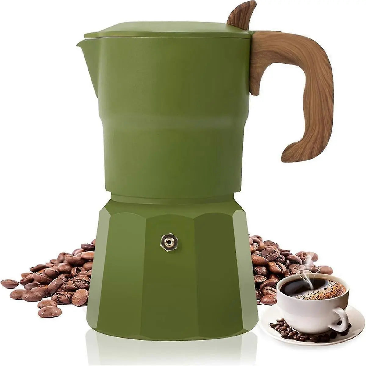Classic Italian Moka Pot Stovetop Espresso Coffee Maker Mocha Pot Old Style Wholesale Hub