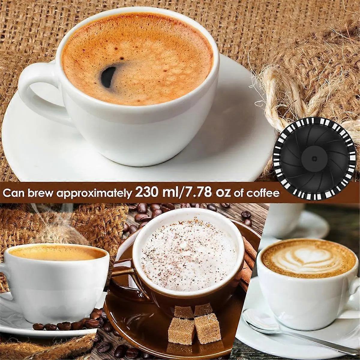5Pcs Reusable Vertuo Coffee Pods with 2 Silicone Lids Spoon and Cleaning Brush Wholesale Hub