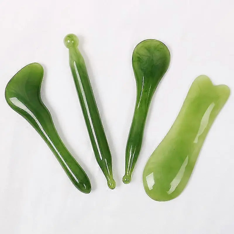 7pcs Natural Stone Guasha Scraping Tool Set, Traditional Anti-Aging Gua Sha Boards Wholesale Hub