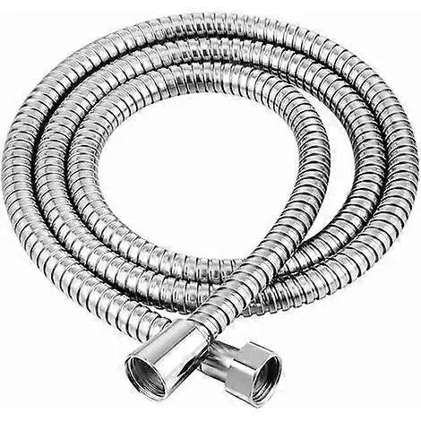 Long Stainless Steel Shower Hose, Chrome Finish, Durable Shower Pipe Wholesale Hub