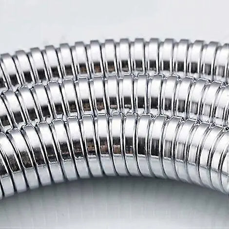 Long Stainless Steel Shower Hose, Chrome Finish, Durable Shower Pipe Wholesale Hub