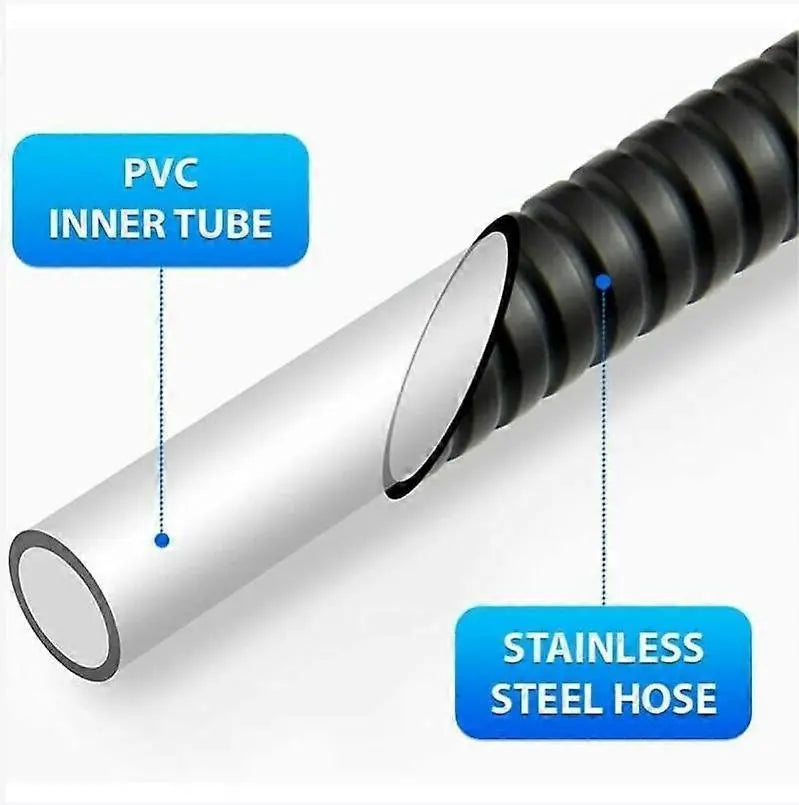 200cm Anti-Twist Stainless Steel Universal Shower Hose, Corrosion-Resistant Wholesale Hub