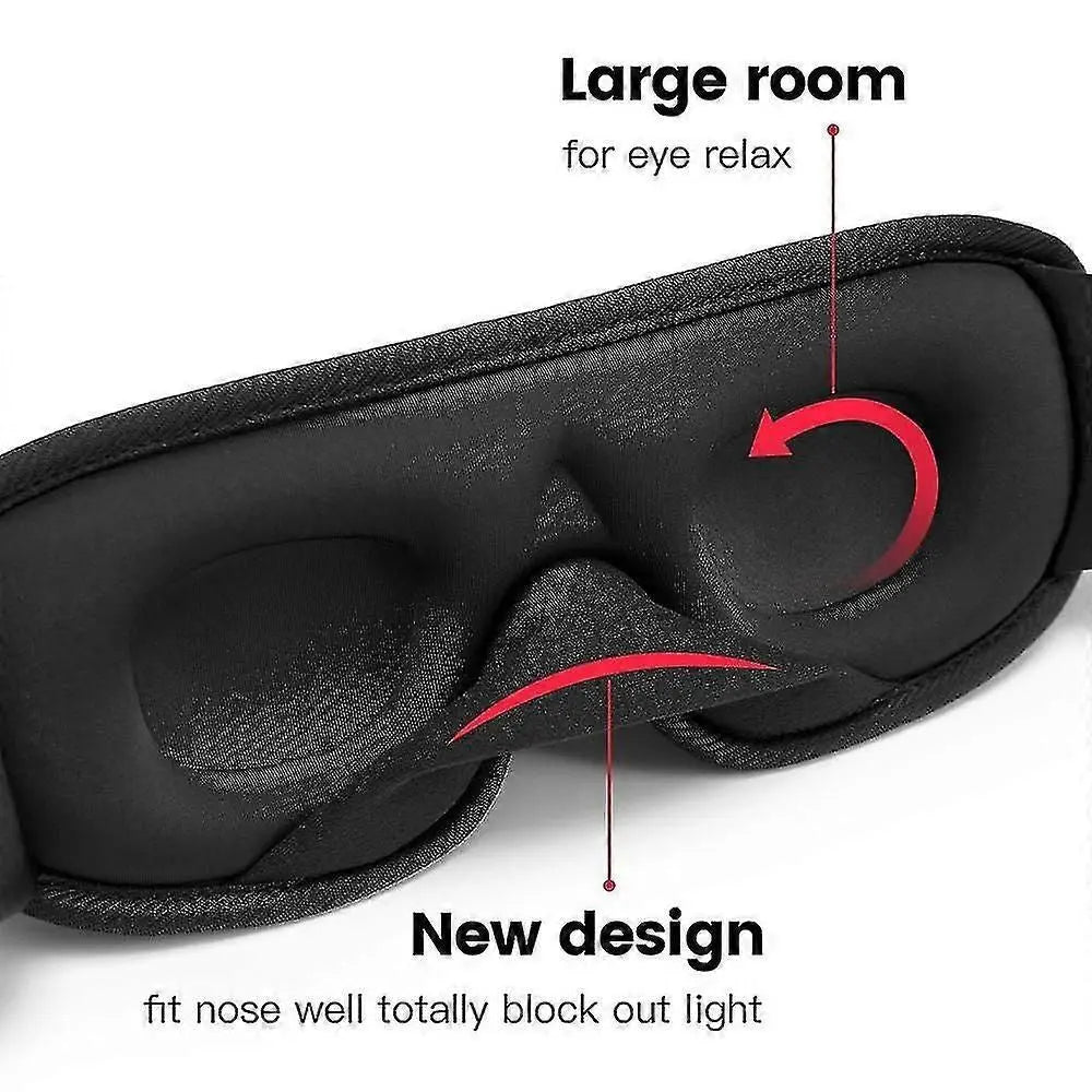 3D Sleeping Mask - Shading Cushion, Ergonomic, Light Blocking Wholesale Hub