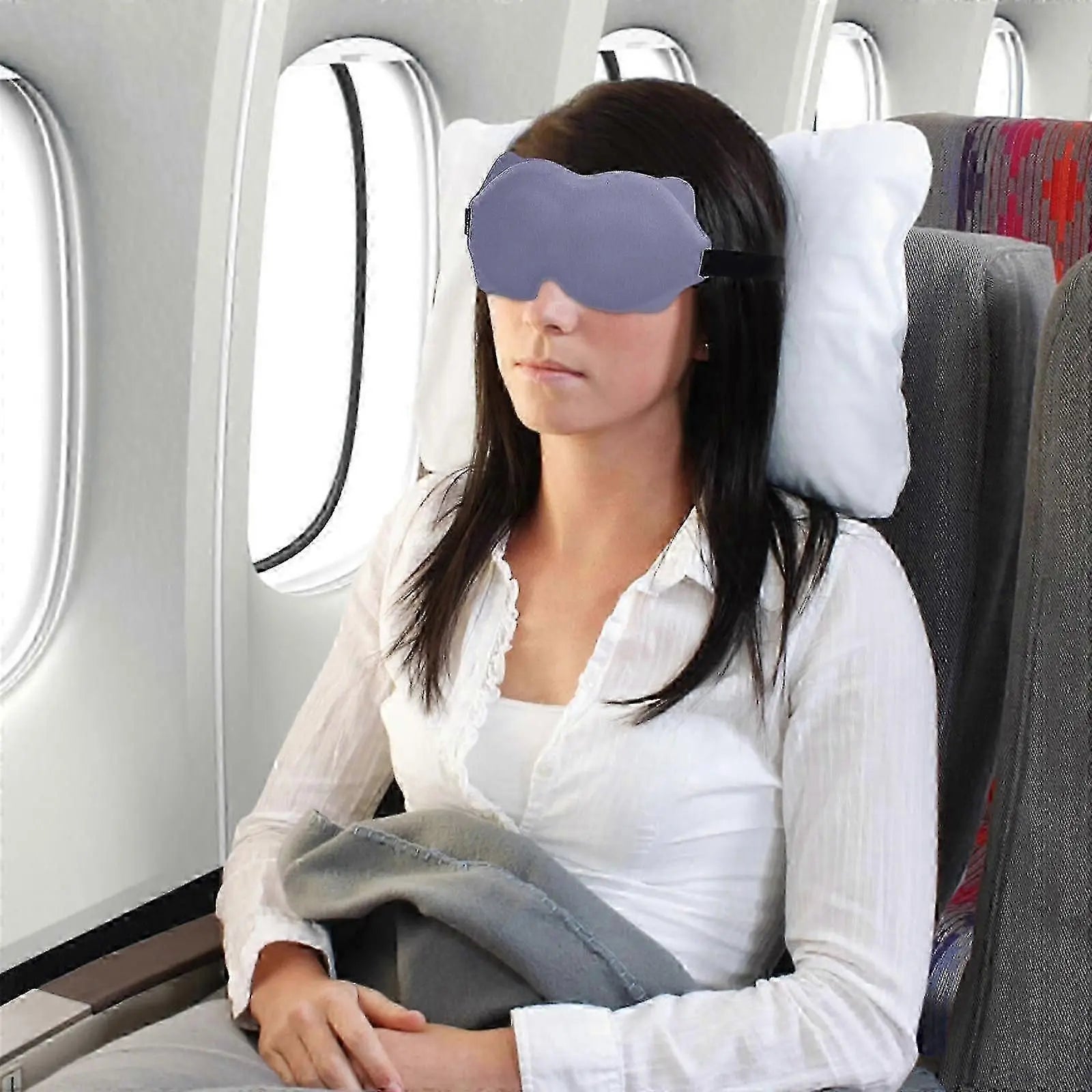 Washable Sleep Mask for Side Sleeping - Adjustable Strap, Breathable, Travel Wholesale Hub