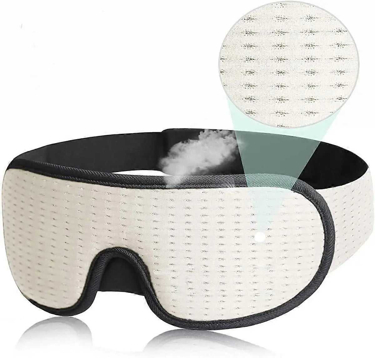 3D Light Blocking Sleep Mask - Padded, Sleep Aid, Memory Foam Wholesale Hub