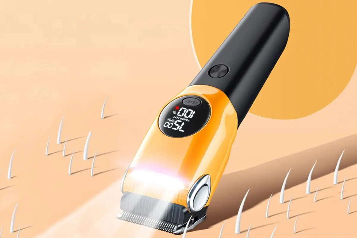 Dog Clipper Low Noise Dog Grooming Kit Rechargeable 3-Speed With LCD Display for Dogs Cats Pets Wholesale Hub