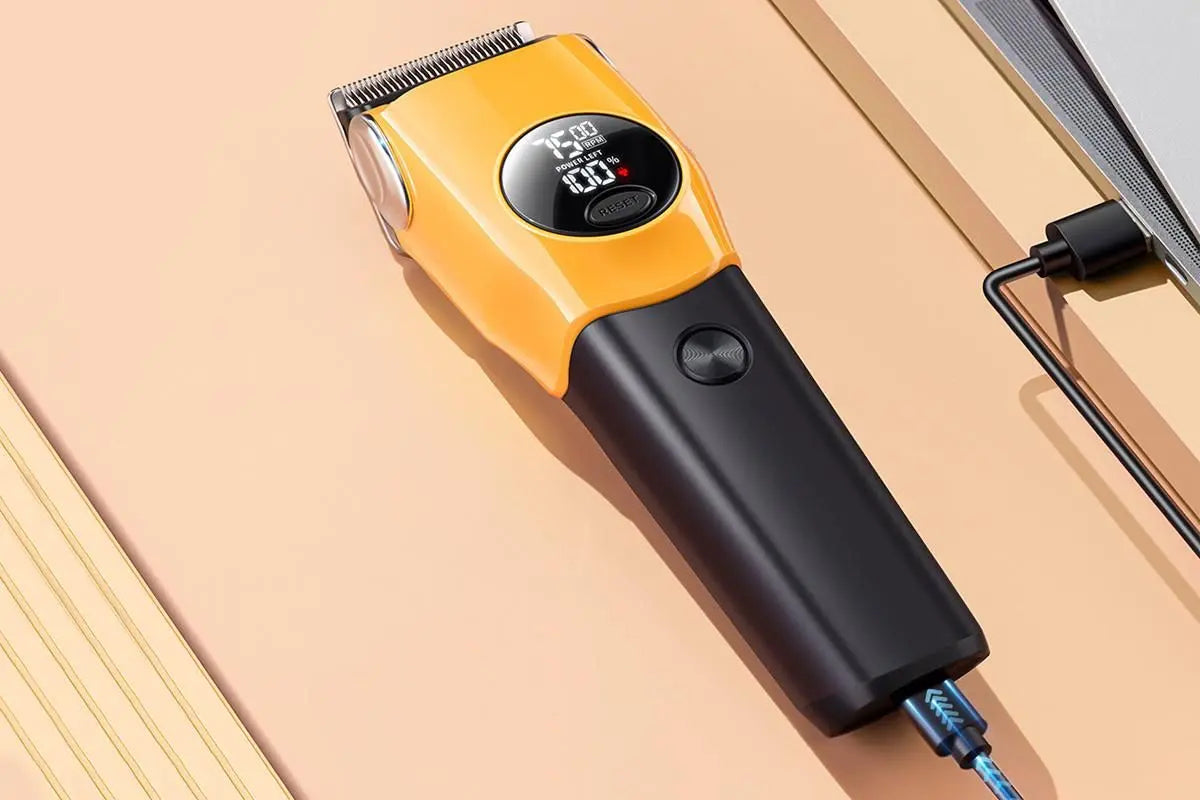 Dog Clipper Low Noise Dog Grooming Kit Rechargeable 3-Speed With LCD Display for Dogs Cats Pets Wholesale Hub