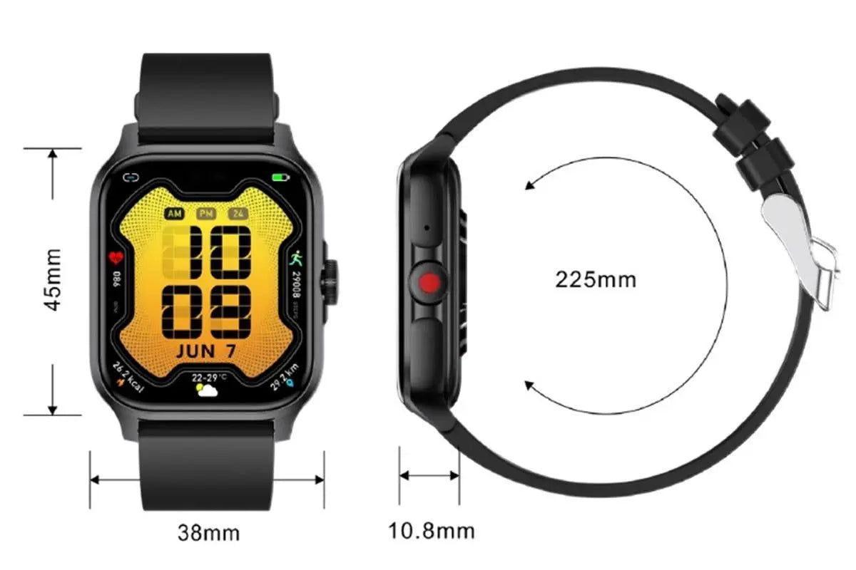 1.85inch HD Fitness Tracker Smart Watches for Men Women Compatible with Android iOS Wholesale Hub