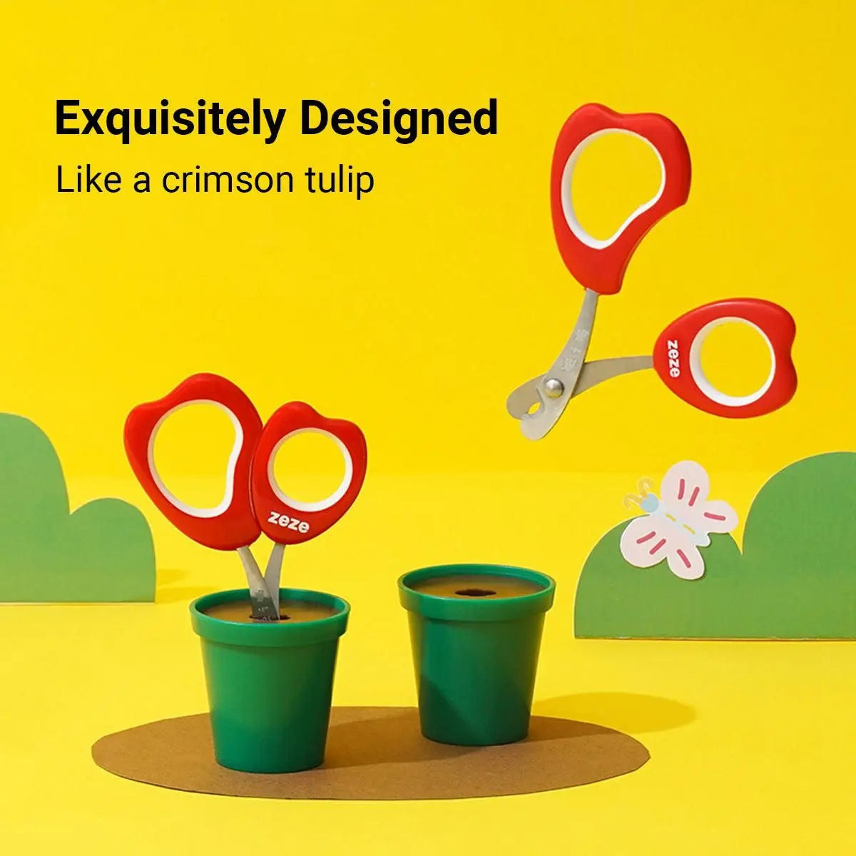 Tulip Shape Cat Nail Clipper Pet Grooming Tool Safety Durable for Cat Kitties Wholesale Hub
