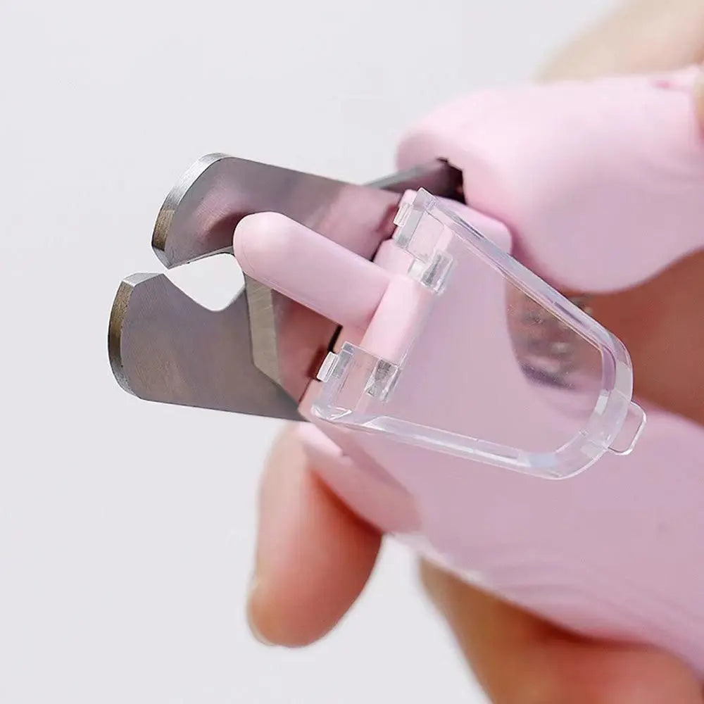 2-in-1 Pet Nail Grinder with LED Lights USB Rechargeable Dog Nail Clippers Cats Claw Trimmer Pink Wholesale Hub