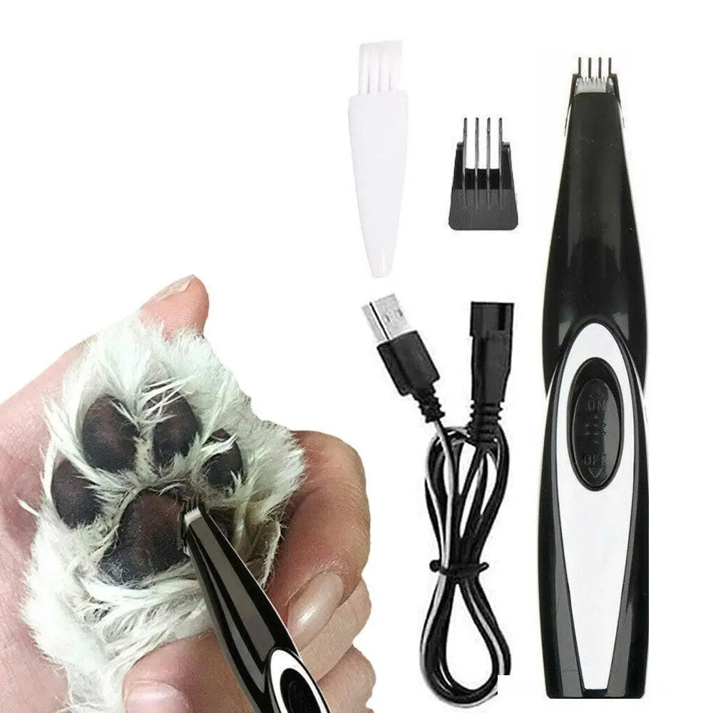 2 in 1 Electric Pet Hair Grooming Clippers Kit USB Rechargeable Cordless Dog Paw Hair Trimmer Wholesale Hub