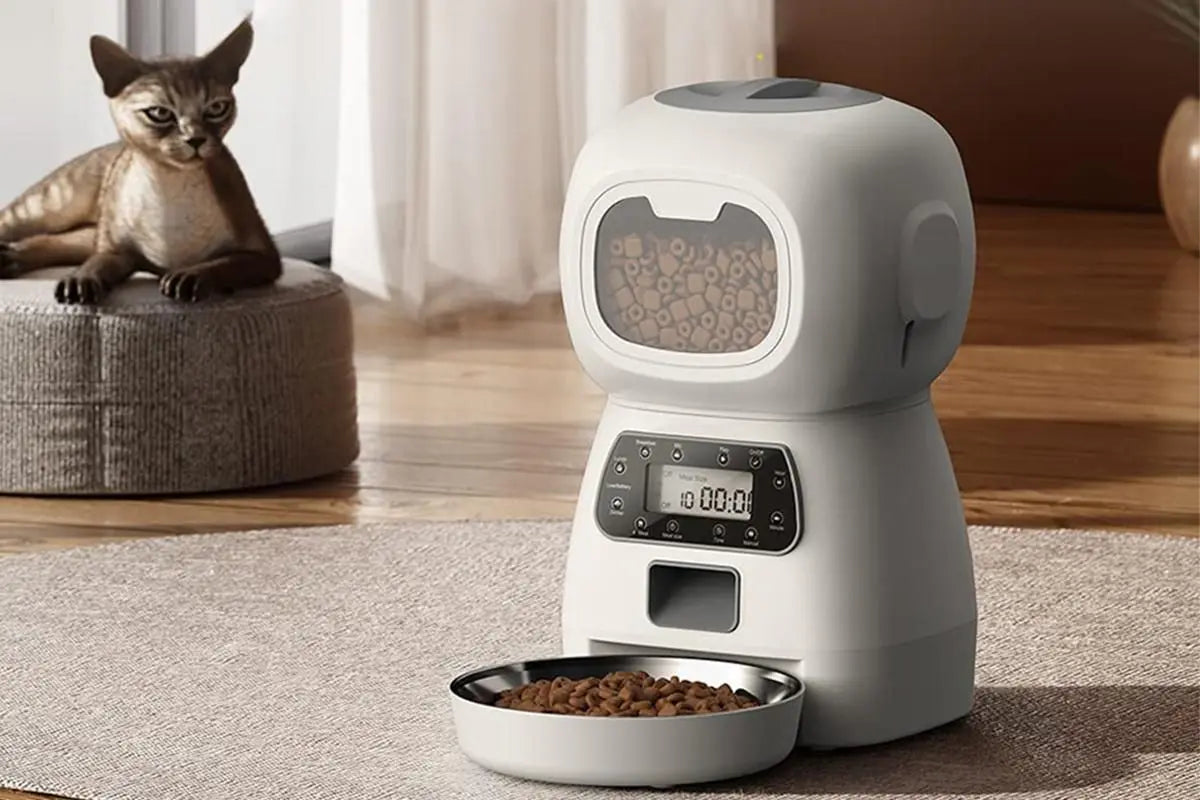 Automatic Feeder Pet Food Dispenser Automatic Cat Feeder Dry Food Dispenser Smart Pet Feeder Timed Cat Feeder for Large Medium Small Pets Wholesale Hub