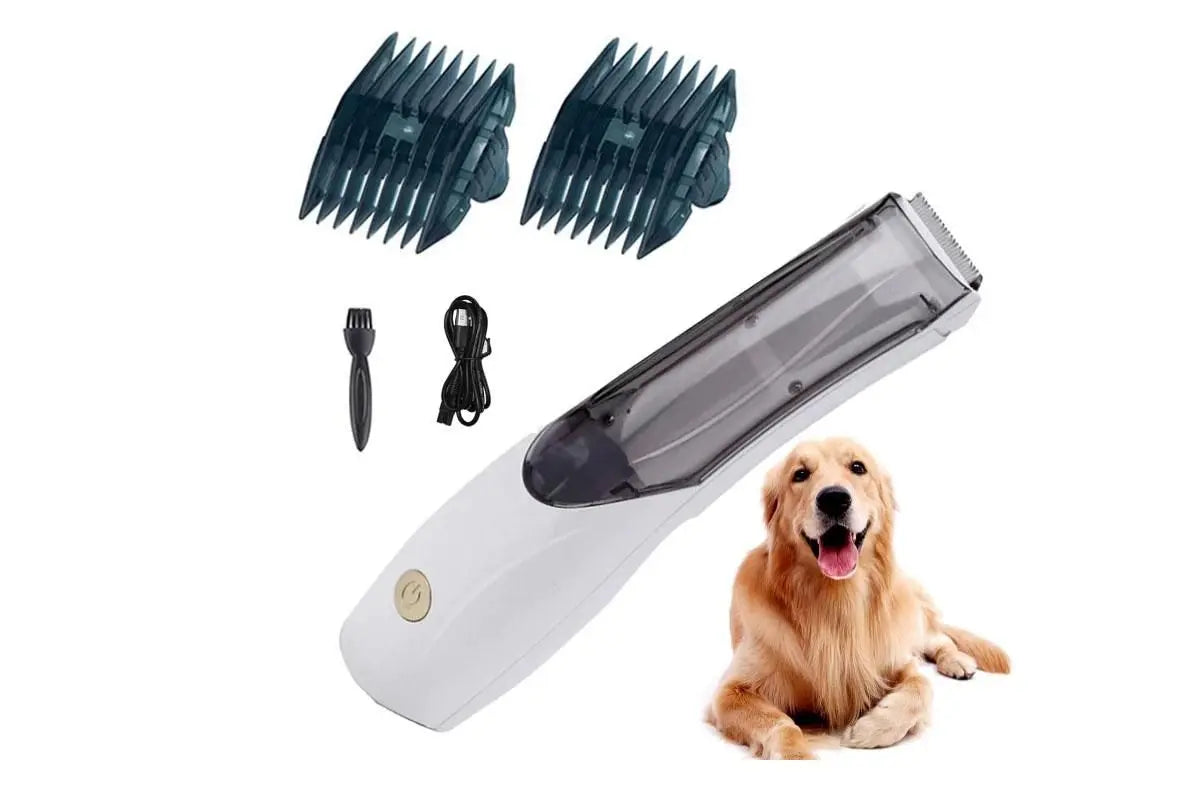 Pet Vacuum Hair Clipper Dog Shaver Clipper 3 Speed USB Electric Pet Razor Low Noise Pet Trimmer Rechargeable Cordless Pet Shaver Wholesale Hub