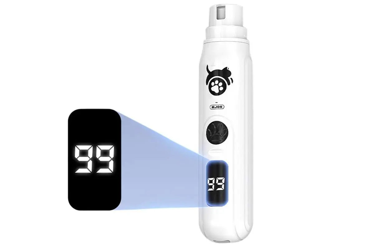 Pet Nail Grinder with LED Display Dog Nail Trimmers With 3 Speeds For Small Large Dogs And Cats Wholesale Hub