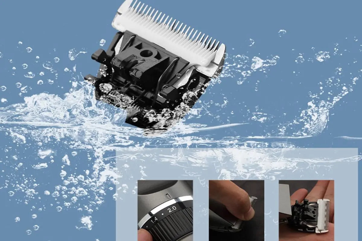 Pet Grooming Clippers Cat Grooming Kit Cordless Low Noise Pet Hair Clipper Trimmer Shaver for Dogs Cats Animals Adjustable Clipper Comb & Detachable Blades Dog Trimmer Wholesale Hub