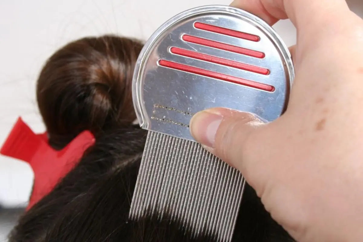 Stainless Steel Pet Flea Comb Fine Tooth Grooming Tool for Dogs Cats - Red Wholesale Hub