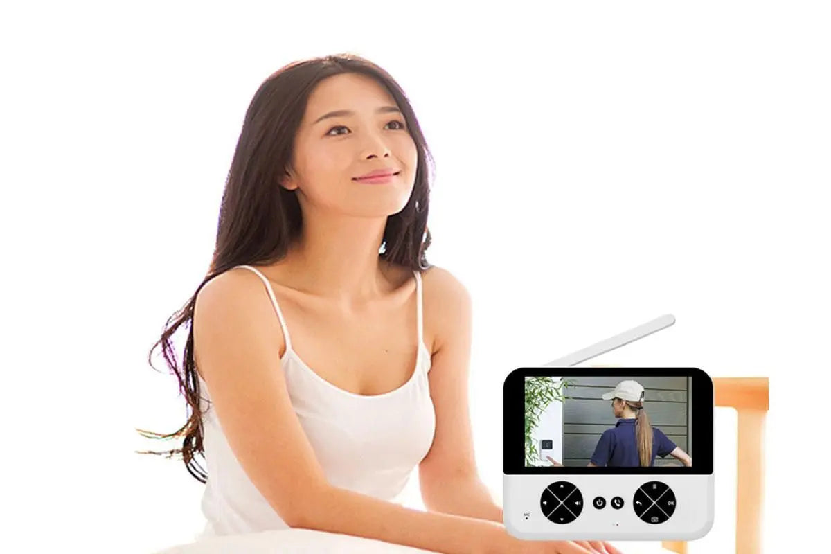 Wireless Doorbell Camera Video Door Bell Smart Intercom Security Phone Camera Indoor Outdoor - Black Wholesale Hub