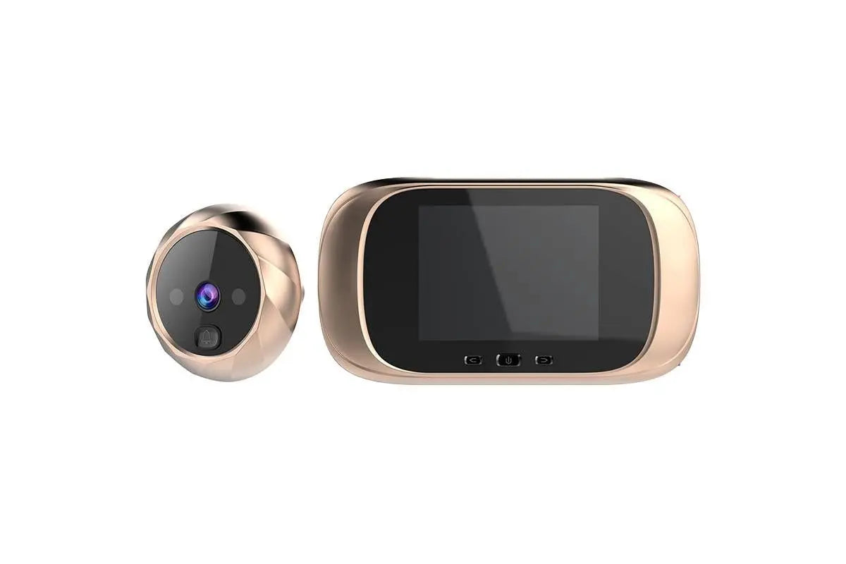 Wireless Digital Door Peephole LCD Display Door Viewer with Camera Home Security System -Gold Wholesale Hub