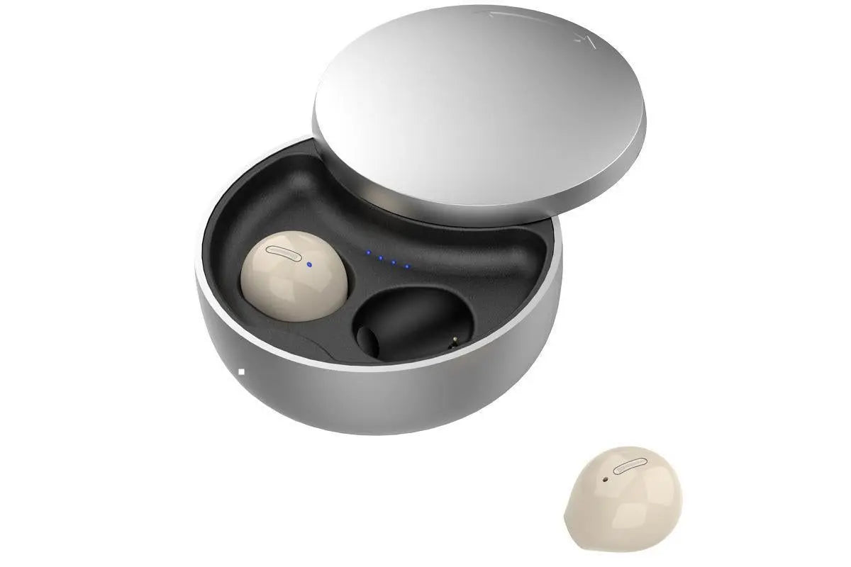 Sleep Earbuds for Side Sleepers Bluetooth Mini In-Ear Headphones for Rest - Skin Tone Wholesale Hub