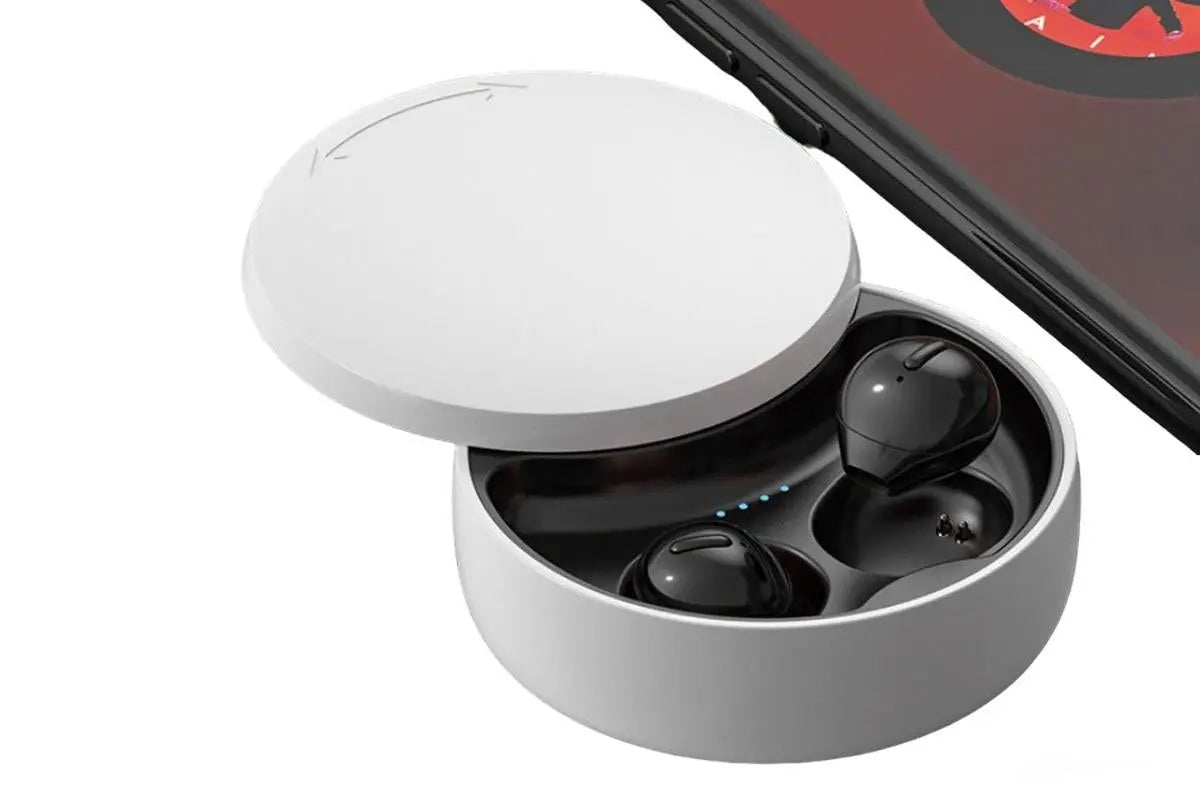 Sleep Earbuds for Side Sleepers Bluetooth Mini In-Ear Headphones for Rest - Black Wholesale Hub