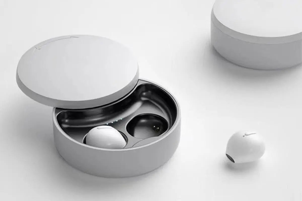 Sleep Earbuds for Side Sleepers Bluetooth Mini In-Ear Headphones for Rest - White Wholesale Hub