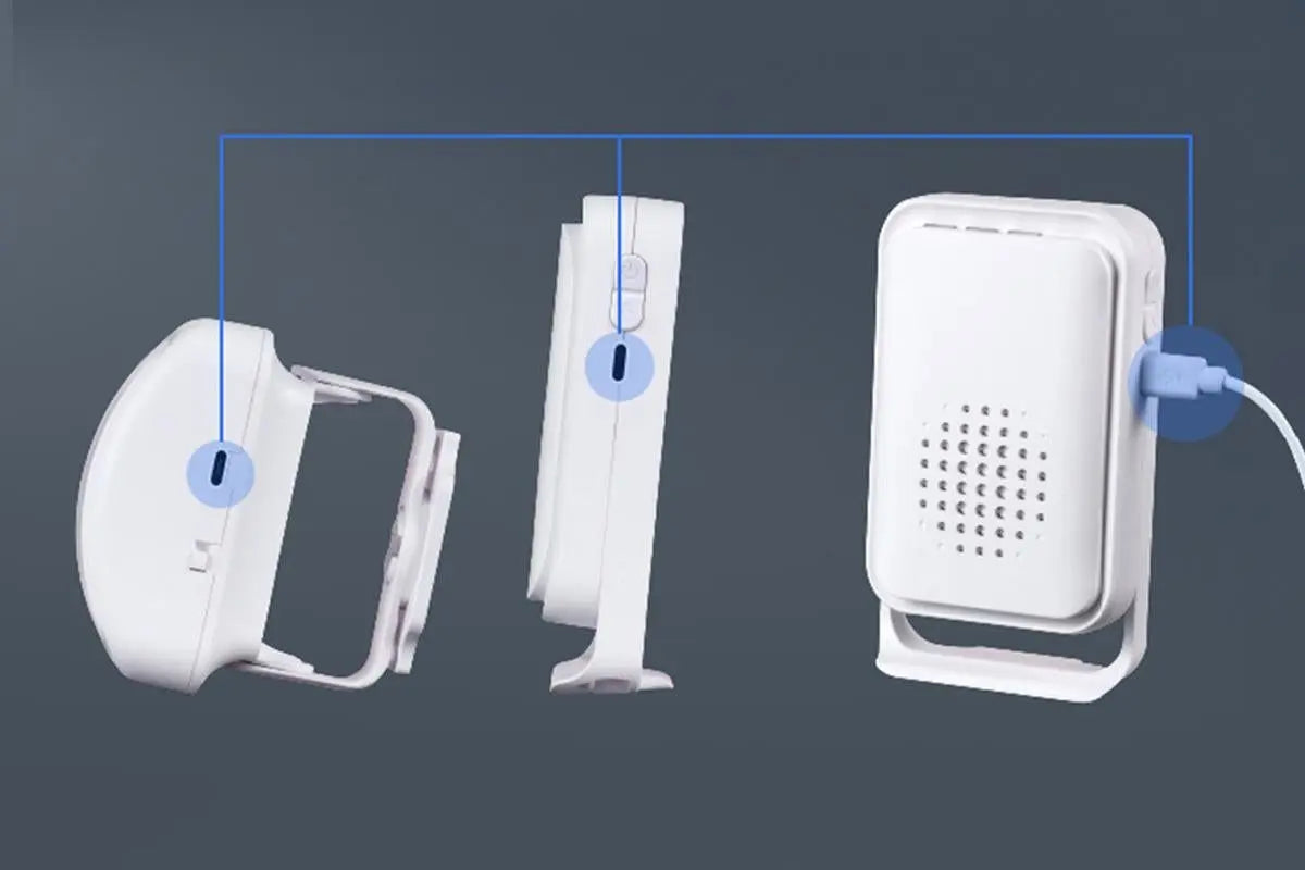 Wireless Motion Sensor Doorbell Door Chime Alarm Indoor for Business Caregiver Reminder Wholesale Hub
