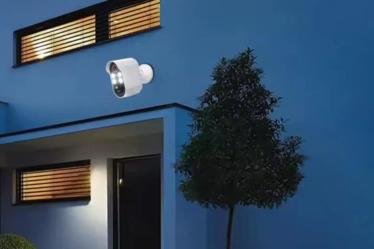 Security Cameras Wireless Outdoor Home Indoor Camera with Color Night Vision Motion Detection -White Wholesale Hub