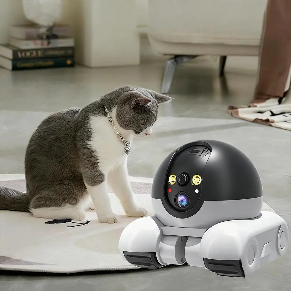 Tank Shape Smart Security Camera with Dual Screen Monitoring Wholesale Hub