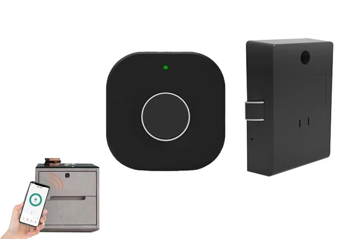 Bluetooth Fingerprint Cabinet Lock Smart APP Keyless Biometric Drawer Wardrobe Lock Hidden Wholesale Hub