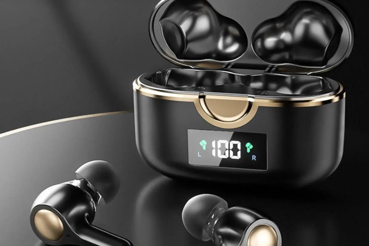 Wireless Earbuds Bluetooth Headphones Wireless Charging Case LED Display Over Ear Buds Mini Wireless Earbuds for Sports Workout Wholesale Hub